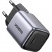 Зарядний пристрій Ugreen 1xUSB 30W (USB-C) Gan PD Nexode Mini + PD cable Grey CD319 (25257)