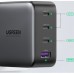 Зарядний пристрій Ugreen 4xUSB 100W (3xUSB-C+USB-A) Gan Tech Fast GAN Charger black CD226 (40747)