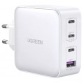 Зарядний пристрій Ugreen 4xUSB 100W (3хUSB-C+USB-A) Gan white CD226 (15337)