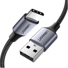 Дата кабель USB 2.0 AM to USB-C 0.5m 3A US288 black Ugreen (60125)