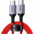 Дата кабель USB 2.0 AM to USB-C 1.0m US294 red Ugreen (60186)