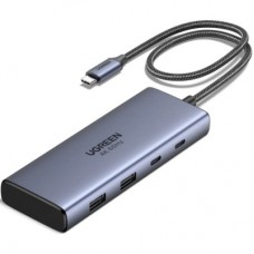 Порт-реплікатор Ugreen Dock CM498 USB3.2 Type-C ->2xUSB-A 3.2/2xUSB-C 3.2 10Гбіт/с/ 2xHDMI 4K60Гц/PD 100W (45379)