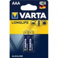 Батарейка Varta AAA Longlife лужна * 2 (04103101412)