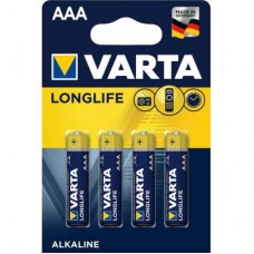 Батарейка Varta AAA Longlife LR03 * 4 (04103101414)