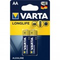 Батарейка Varta AA Longlife лужна * 2 (04106101412)