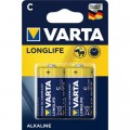 Батарейка Varta C (LR14) Longlife лужна * 2 (4114101412)