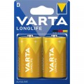 Батарейка Varta D Longlife * 2 (04120101412)