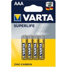 Батарейка Varta SUPERLIFE Zinc-Carbon R03 * 4 (02003101414)