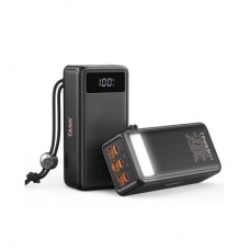 Батарея універсальна VEGER 56000mAh W5001C Tank 100W, PD, QC, Black (6970453555454)