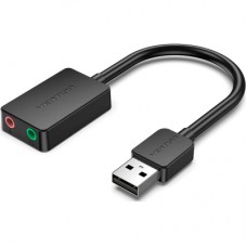 Звуковая плата Vention Audio USB 2х3,5 мм jack 0.15m (CDYB0)