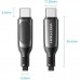 Дата кабель USB-C to USB-C 1.2m USB3.1 100W Display Zinc Alloy Vention (TAYBAV)