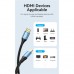 Кабель мультимедийный HDMI to HDMI 10.0m V2.0 4K 60Hz Aluminum Alloy Blue Vention (ALHSL)