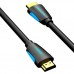 Кабель мультимедийный HDMI to HDMI 15.0m V2.0 4K 30Hz PVC Vention (VAA-M02-B1500)