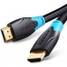 Кабель мультимедийный HDMI to HDMI 2.0m V2.0 4K 30Hz PVC Vention (AACBH)