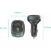 FM модулятор Vention PD 54W 3-Port USB (C+A+A) LED/USB Flash/Bluetooth, вольтметр (FFLB0)