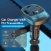 FM модулятор Vention PD 54W 3-Port USB (C+A+A) LED/USB Flash/Bluetooth, вольтметр (FFLB0)