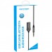 FM модулятор Vention AUX TRS 3.5мм USB Bluetooth 5.0 Coiled Cable 1.5M Gray Zinc (NAGHG)