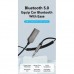 FM модулятор Vention AUX TRS 3.5мм USB Bluetooth 5.0 Coiled Cable 1.5M Gray Zinc (NAGHG)