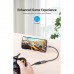 Перехідник USB 3.0 Type-C to USB AF (OTG) 0.15m Aluminum Alloy Vention (CCXHB)