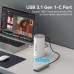 Концентратор Vention USB3.1 Type-C to HDMI/VGA/USB3.0x3/RJ45/SD/TF/TRRS 3.5m/PD/DC100W12-in-1 (TPHWC-EU)