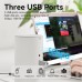 Концентратор Vention USB3.1 Type-C to HDMI/VGA/USB3.0x3/RJ45/SD/TF/TRRS 3.5m/PD/DC100W12-in-1 (TPHWC-EU)
