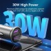 Зарядное устройство Vention 2USB-A 30W QC3.0 Gray Mini Style Aluminium Alloy Type (FFEH0)