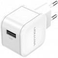 Зарядное устройство Vention 1xUSB 18W QC3.0 White (FEKW0-EU)