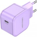Зарядное устройство Vention 1xUSB-C 20W PD3.0/QC3.0 Purple (FEJV0-EU)