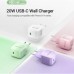 Зарядний пристрій Vention 1xUSB-C 20W PD3.0/QC3.0 Purple (FEJV0-EU)