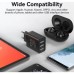 Зарядний пристрій Vention 3xUSB A 12W Black (FEAB0-EU)