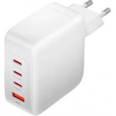 Зарядний пристрій Vention 4xUSB 140W (3xUSB-C+USB-A) PD3.1/QC3.0/GaN White (FEIW0-EU)