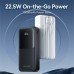 Батарея універсальна Vention 20000mAh 22.5W 3A PD, Built-in USB-C+Lightning Cables, Black (FHPB0)