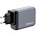 Зарядное устройство Verbatim GaN 100 W 4 ports (2xUSB-C-100 W,USB-C 65 W /USB-A -3.0) (32202)