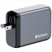 Зарядное устройство Verbatim GaN 100 W 4 ports (2xUSB-C-100 W,USB-C 65 W /USB-A -3.0) (32202)