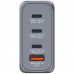 Зарядное устройство Verbatim GaN 100 W 4 ports (2xUSB-C-100 W,USB-C 65 W /USB-A -3.0) (32202)