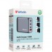 Зарядное устройство Verbatim GaN 100 W 4 ports (2xUSB-C-100 W,USB-C 65 W /USB-A -3.0) (32202)
