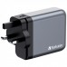 Зарядное устройство Verbatim GaN 140 W 4 ports (2xUSB-C-140 W,USB-C 20 W /USB-A -3.0) (32203)