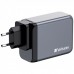 Зарядний пристрій Verbatim GaN 200 W 4 ports (2xUSB-C-100 W,USB-C-65 W /USB-A -3.0) (32204)