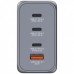 Зарядний пристрій Verbatim GaN 200 W 4 ports (2xUSB-C-100 W,USB-C-65 W /USB-A -3.0) (32204)