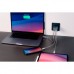 Зарядний пристрій Verbatim GaN 65 W 3 ports (2xUSB-C-65 W /USB-A -3.0) (32201)