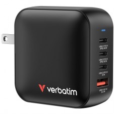 Зарядний пристрій Verbatim MiniGaN 100 W 4 ports (3xUSB-C/1xUSB-A) (32231)