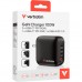 Зарядний пристрій Verbatim MiniGaN 100 W 4 ports (3xUSB-C/1xUSB-A) (32231)