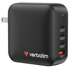 Зарядное устройство Verbatim MiniGaN 165 W 4 ports (3xUSB-C/1xUSB-A) (32216)