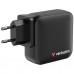 Зарядное устройство Verbatim MiniGaN 165 W 4 ports (3xUSB-C/1xUSB-A) (32216)