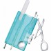 Мультитул Victorinox SwissCard NailCare Transparent Blue (0.7240.T21)