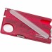 Мультитул Victorinox SwissCard NailCare Transparent Red (0.7240.T)