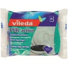 Губки кухонные Vileda Pur Active 2 шт. (4023103083943)