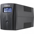 Источник бесперебойного питания Vinga LCD 800VA plastic case with USB (VPC-800PU)