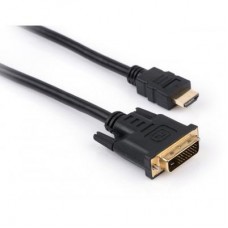 Кабель мультимедийный HDMI to DVI 24+1 1.8m Vinga (VCPHDMIDVI1.8)