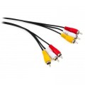 Кабель мультимедийный 3RCA to 3RCA 1.8m Vinga (VCP3RCA1.8)